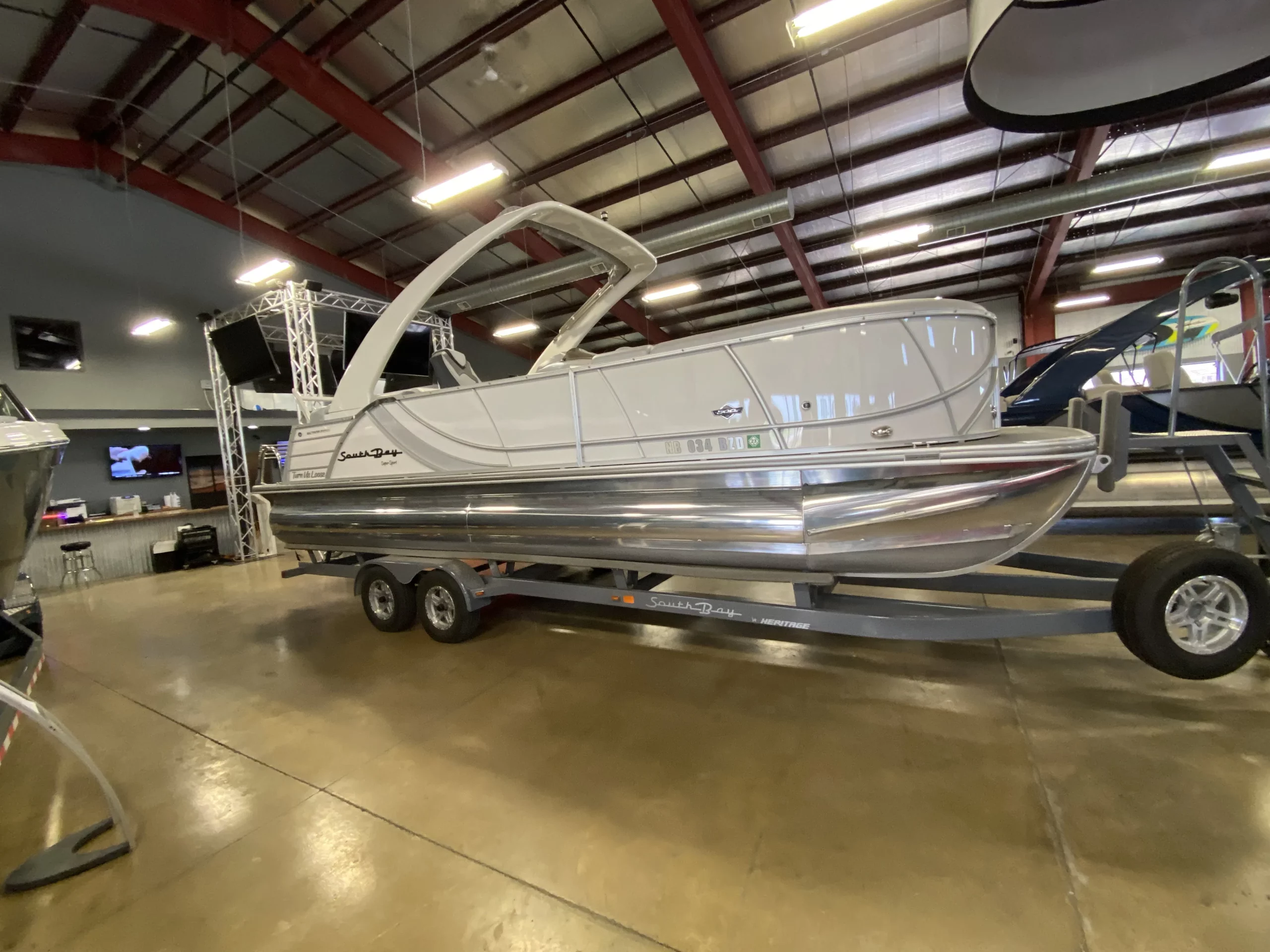 2018 South Bay Pontoon Boat For Sale at Valley Marine