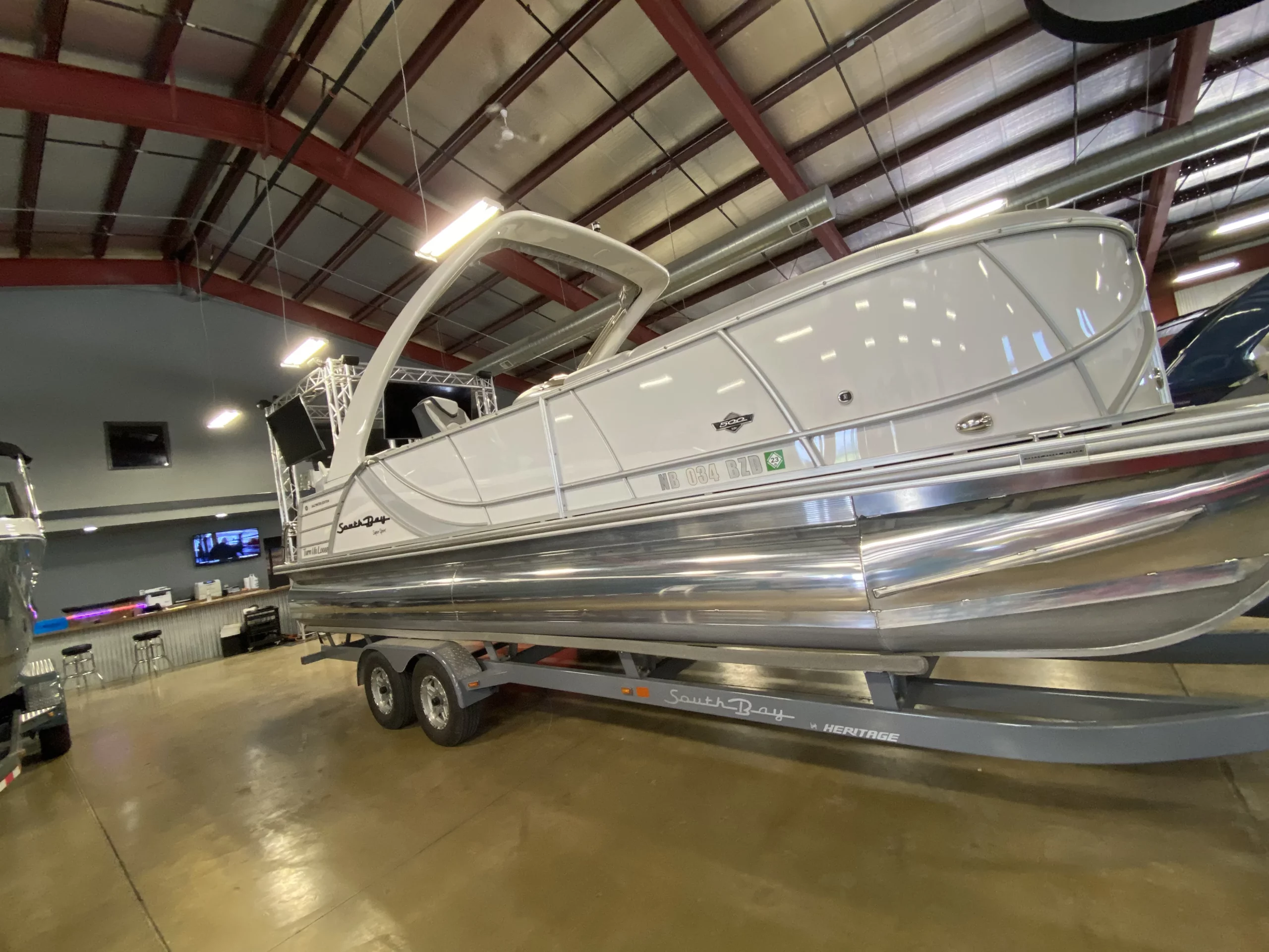 2018 South Bay Pontoon Boat For Sale at Valley Marine