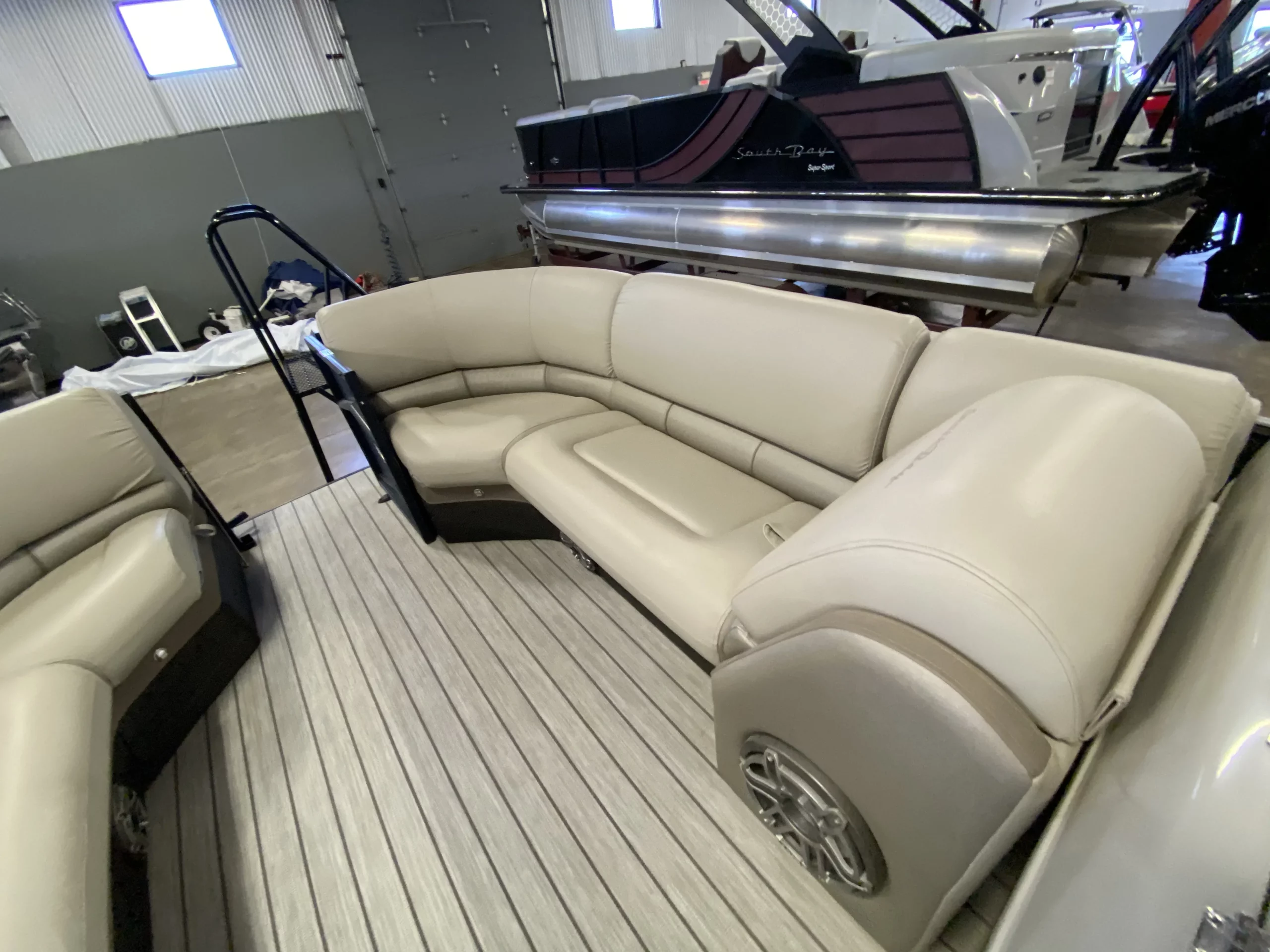 2018 -South-Bay-Pontoon-Boat-For-Sale-Valley-Marine-Blue