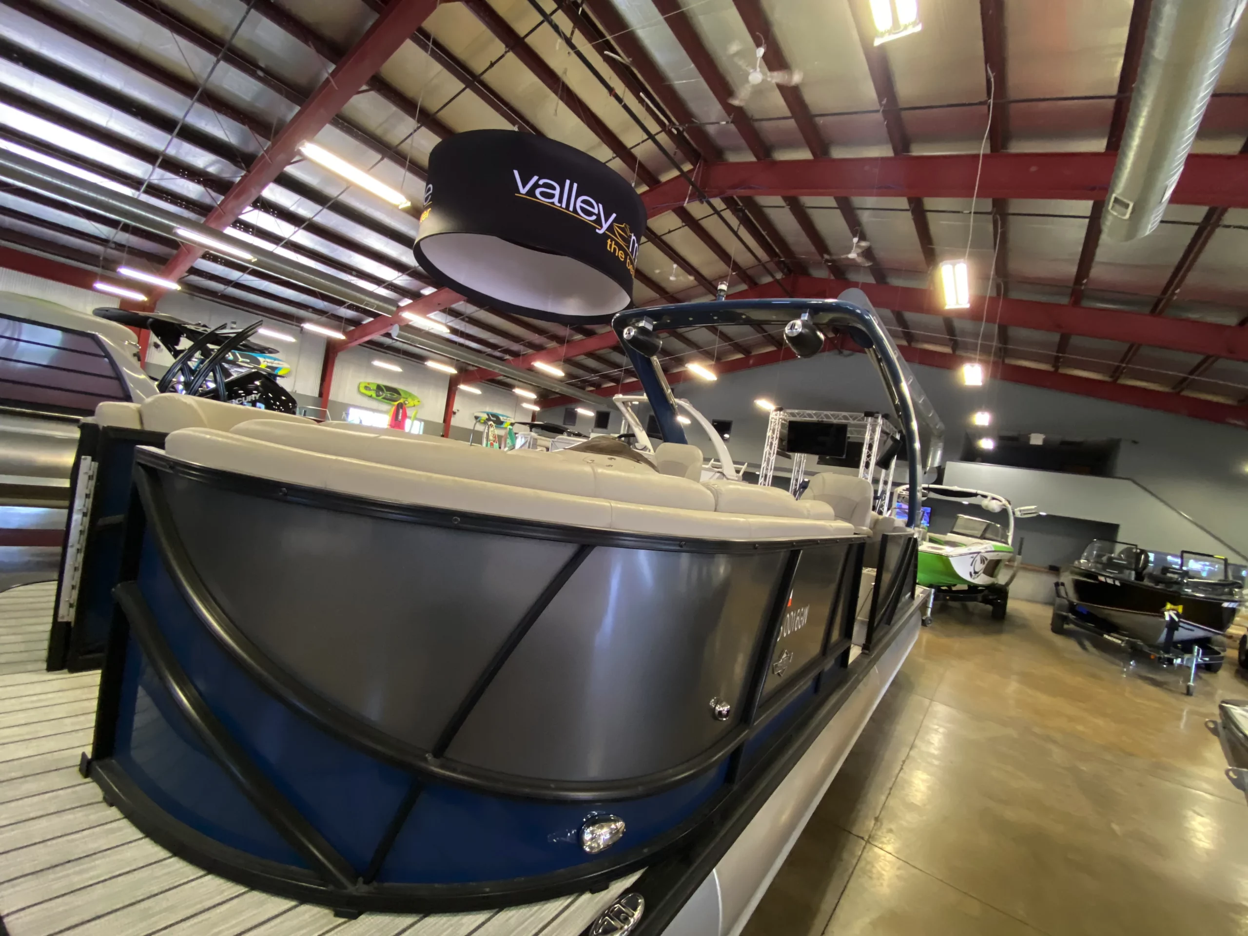 2018 -South-Bay-Pontoon-Boat-For-Sale-Valley-Marine-Blue