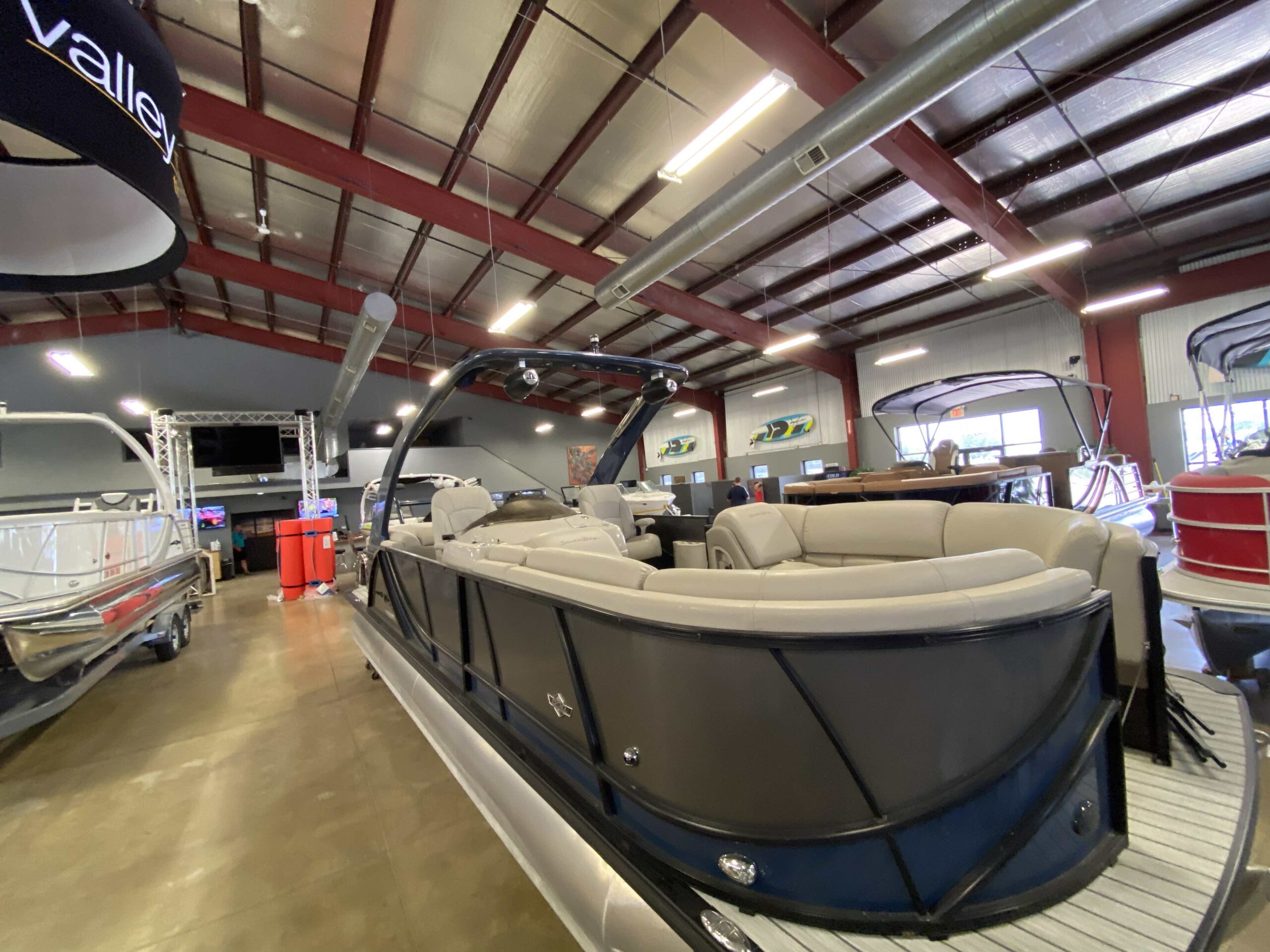 2020 South Bay Pontoon Boat For Sale at Valley Marine Showroom