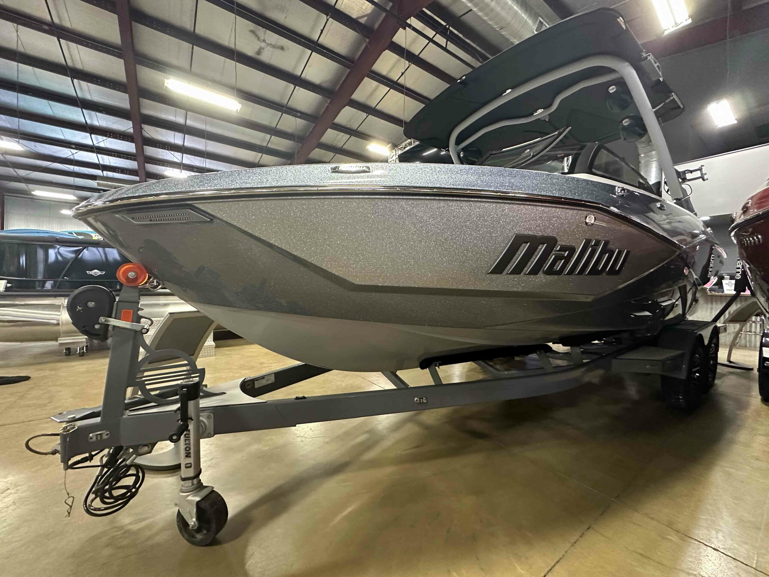 This is the front of the Malibu Wakesetter 22 LSV.