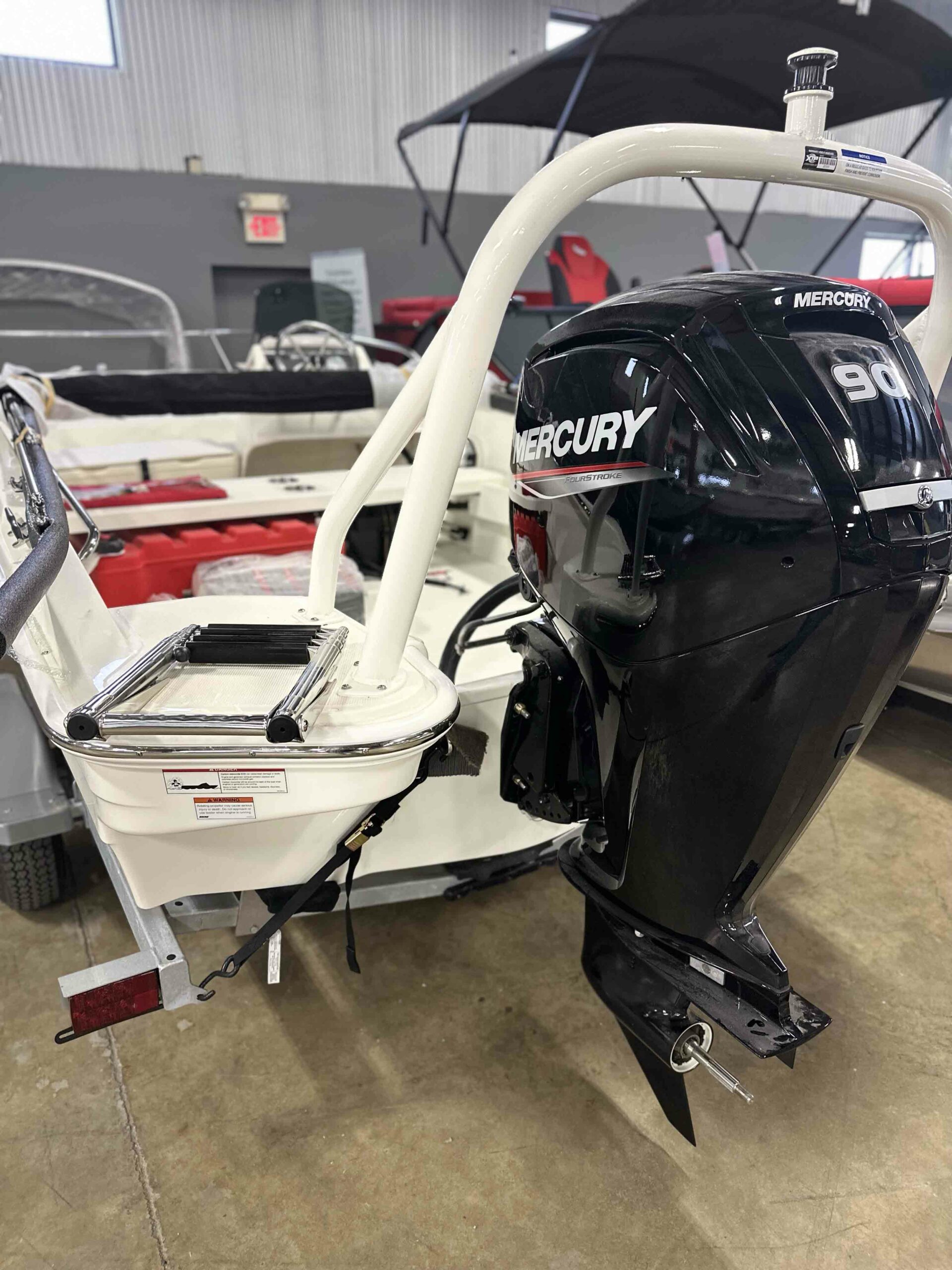 Mercury Engine for the 2023 Boston Whaler 160 Super Sport.