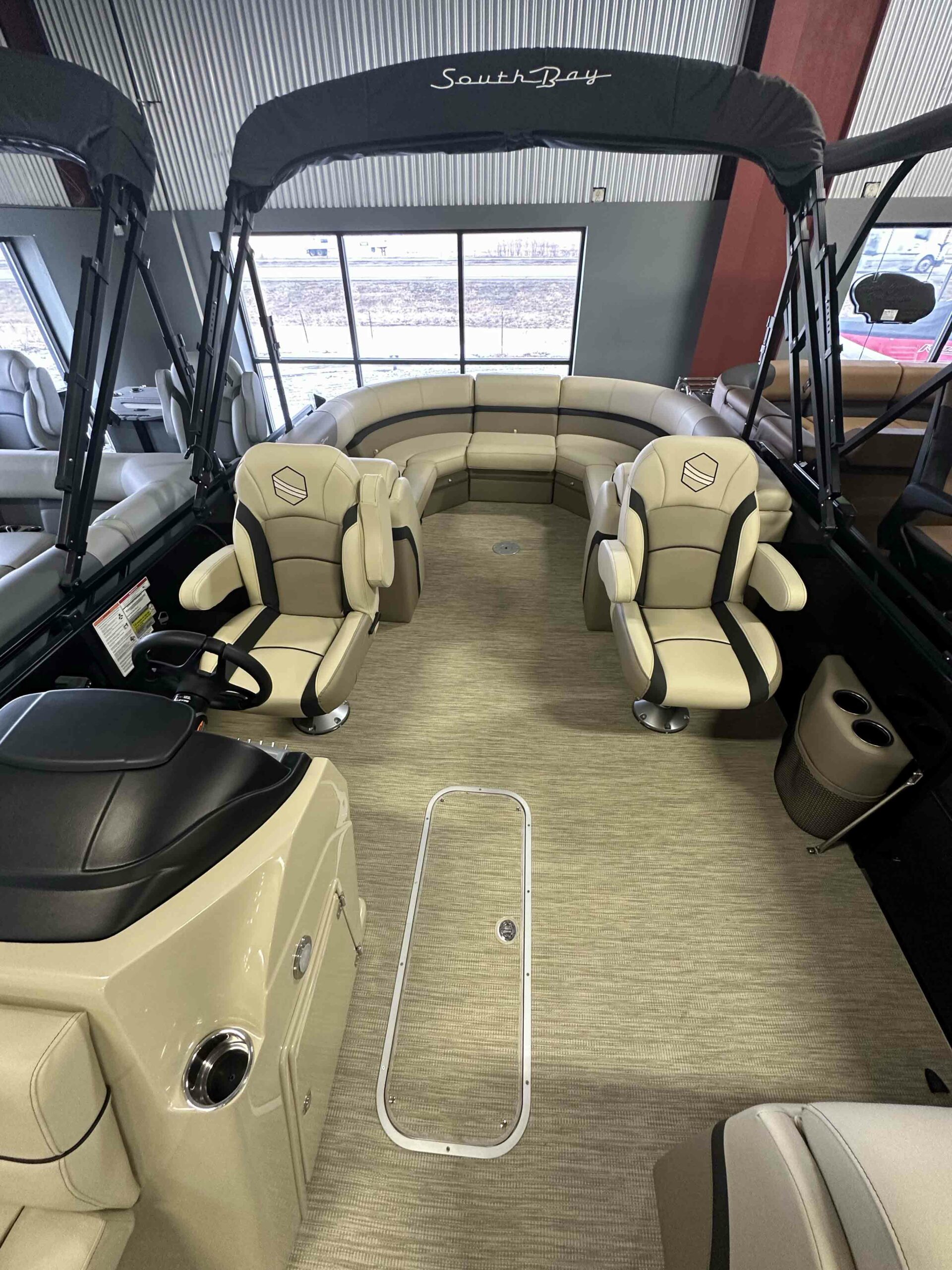 Interior of a 2023 South Bay RS Black