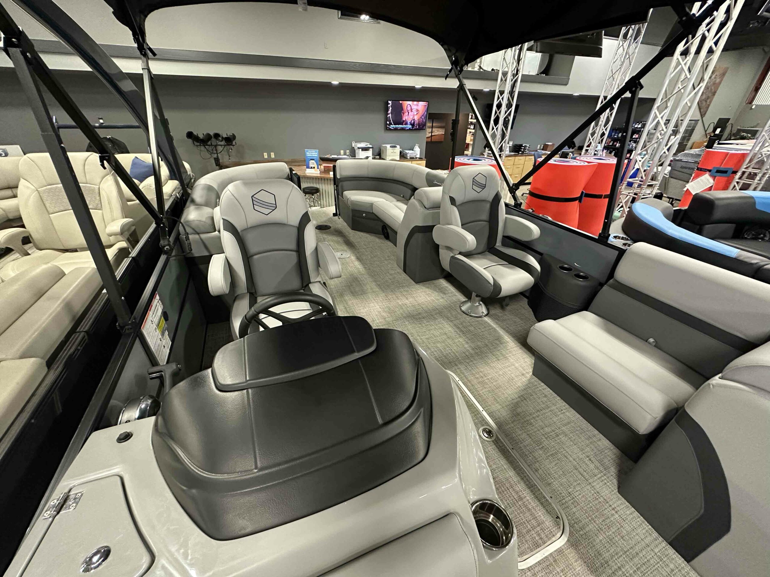 Interior of a 2023 South Bay 224 RS Slate
